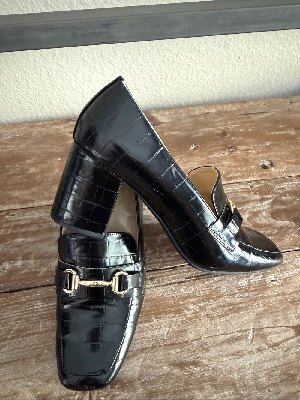Liz Claiborne Morris Block Heel Loafers